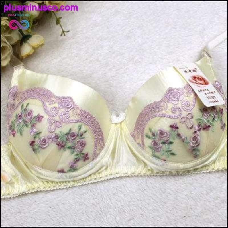 100% Silk, bra, Lace, Padded Breathing Bra