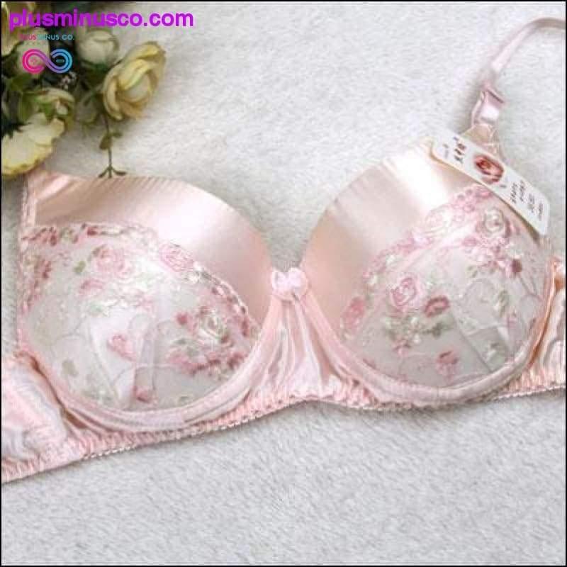 100% Silk, bra, Lace, Padded Breathing Bra