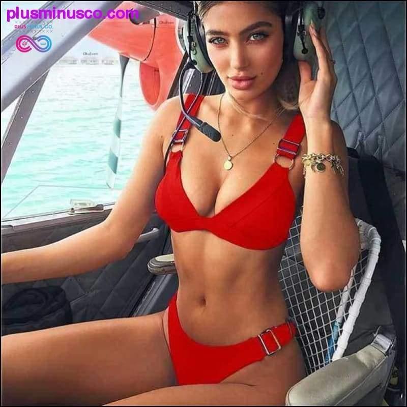 Brazilian Bikini Set Latest Trend with Halter Top Swimwear