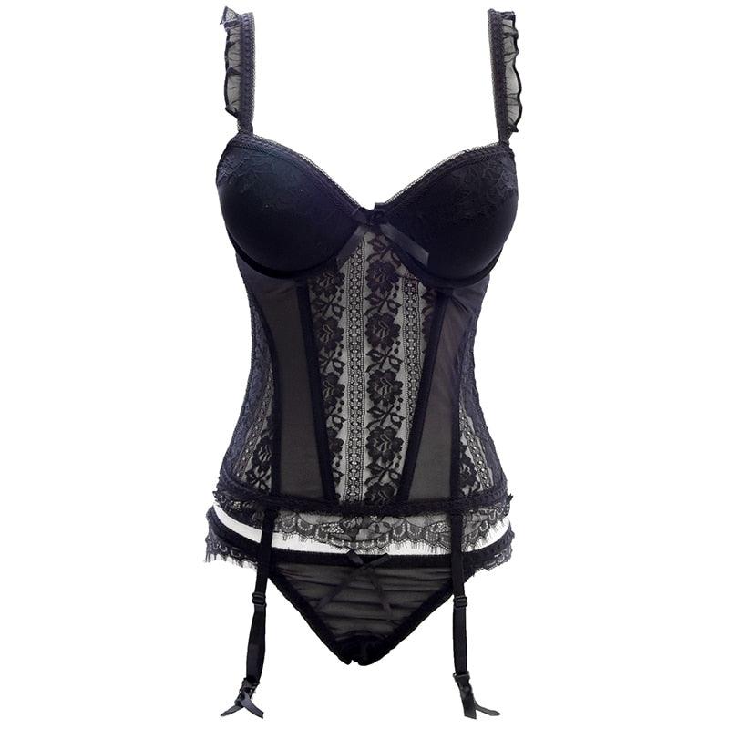 Bustier and Corset High Elastic Gothic