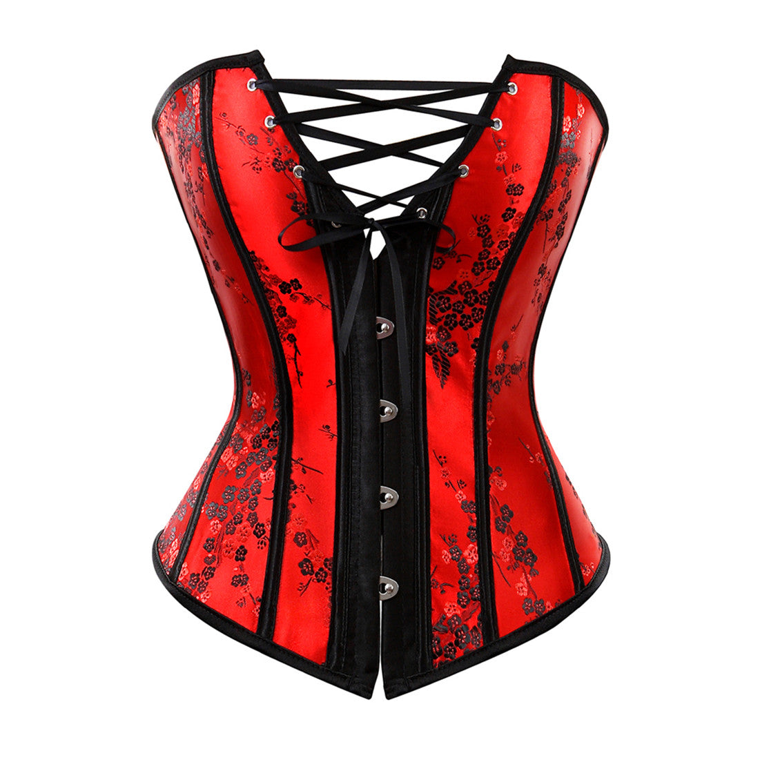 Corset Floral Overbust Corset Slim Waist