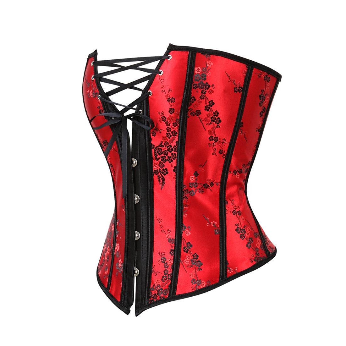 Corset Floral Overbust Corset Slim Waist