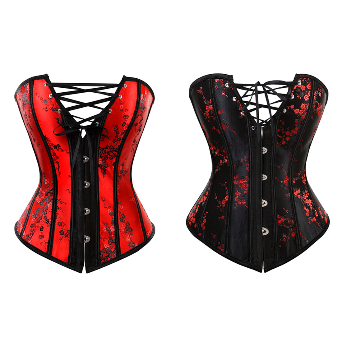 Corset Floral Overbust Corset Slim Waist