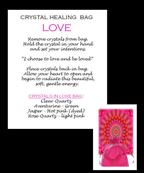 Crystal Healing Bags