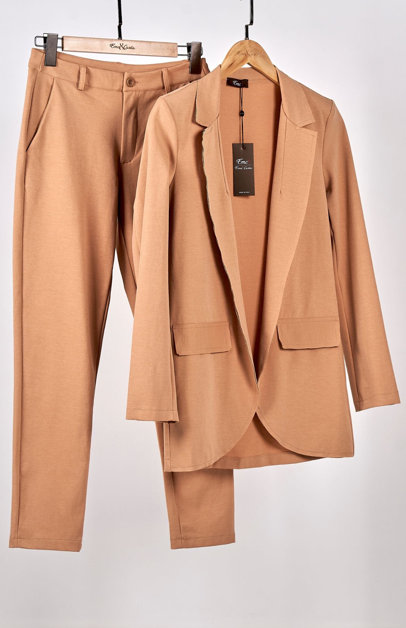 Ema&Carla - Flap-Pocket Open Blazer