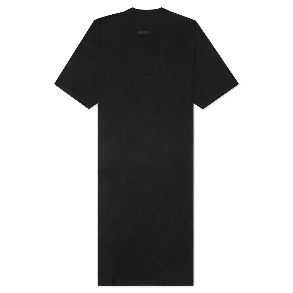 Essentials 3/4 Sleeve Dress Women's - Jet Black