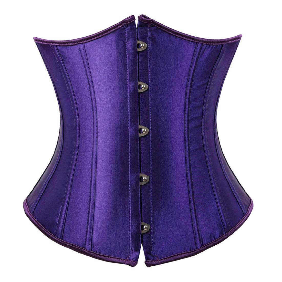 Gothic Underbust Corset and Waist Cincher Bustier Top