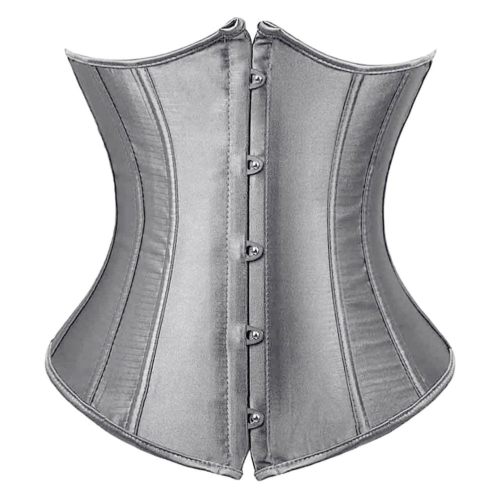 Gothic Underbust Corset and Waist Cincher Bustier Top