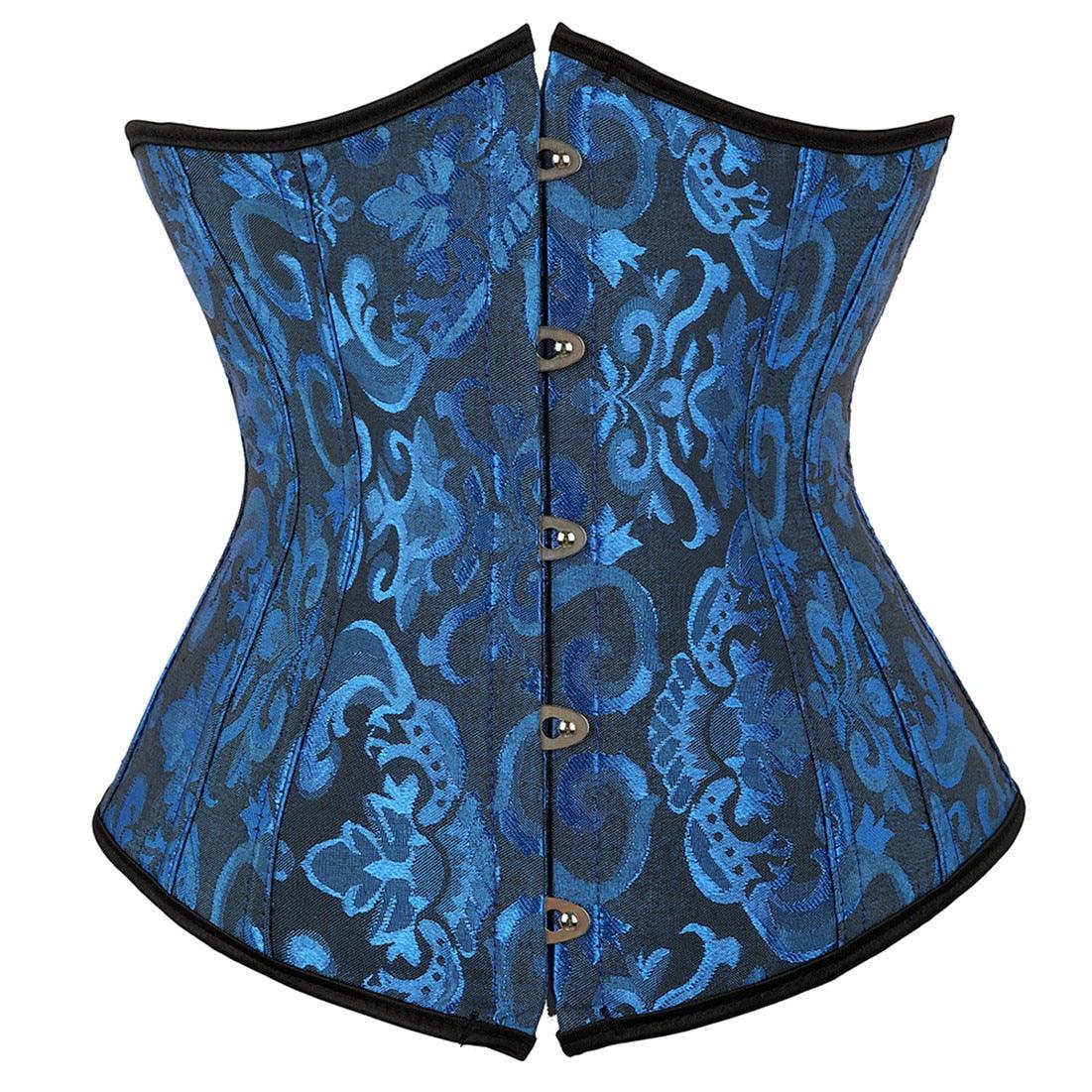 Gothic Underbust Corset and Waist Cincher Bustier Top