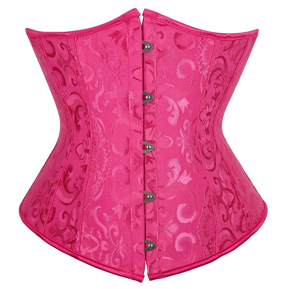 Gothic Underbust Corset and Waist Cincher Bustier Top