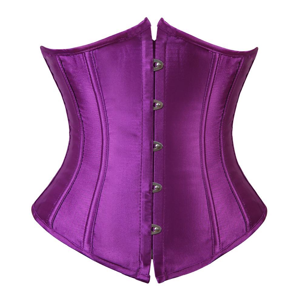 Gothic Underbust Corset and Waist Cincher Bustier Top