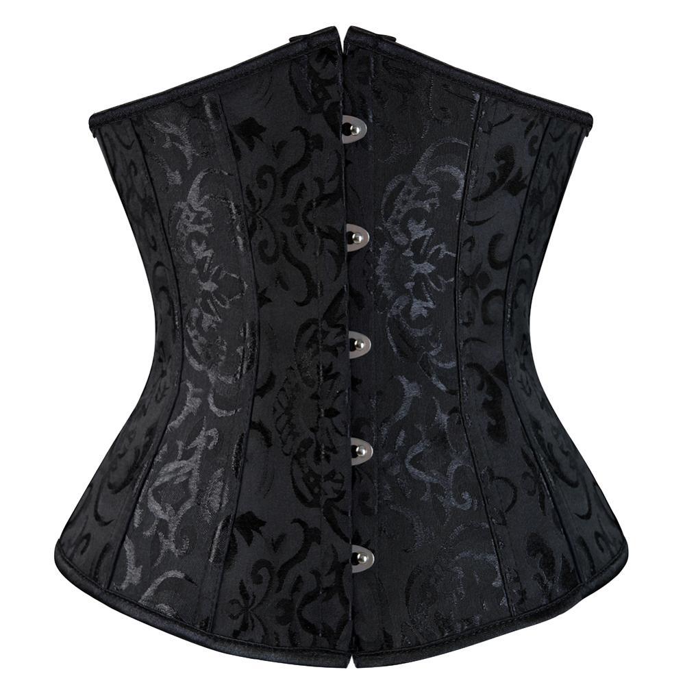 Gothic Underbust Corset and Waist Cincher Bustier Top