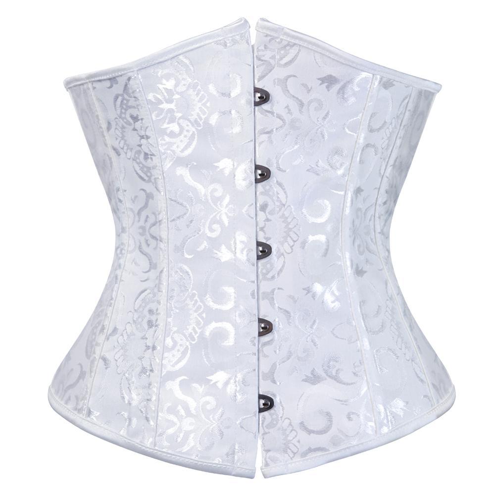 Gothic Underbust Corset and Waist Cincher Bustier Top