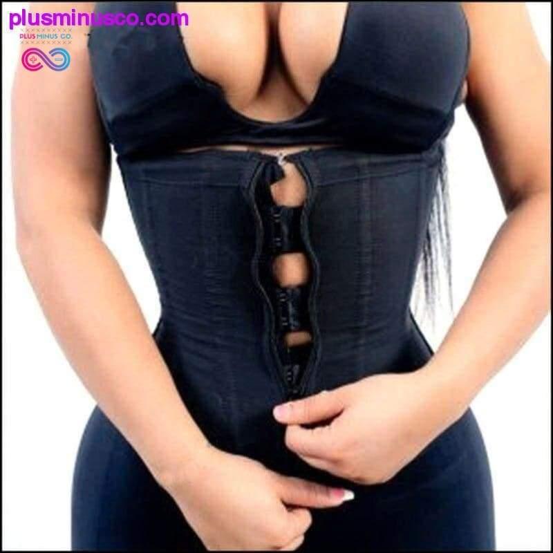 Korsett Body Shaper Latex Taille Trainer Zipper Unterbrust