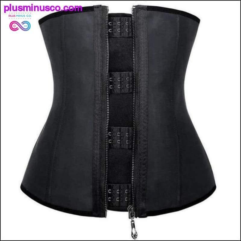 Korsett Body Shaper Latex Taille Trainer Zipper Unterbrust