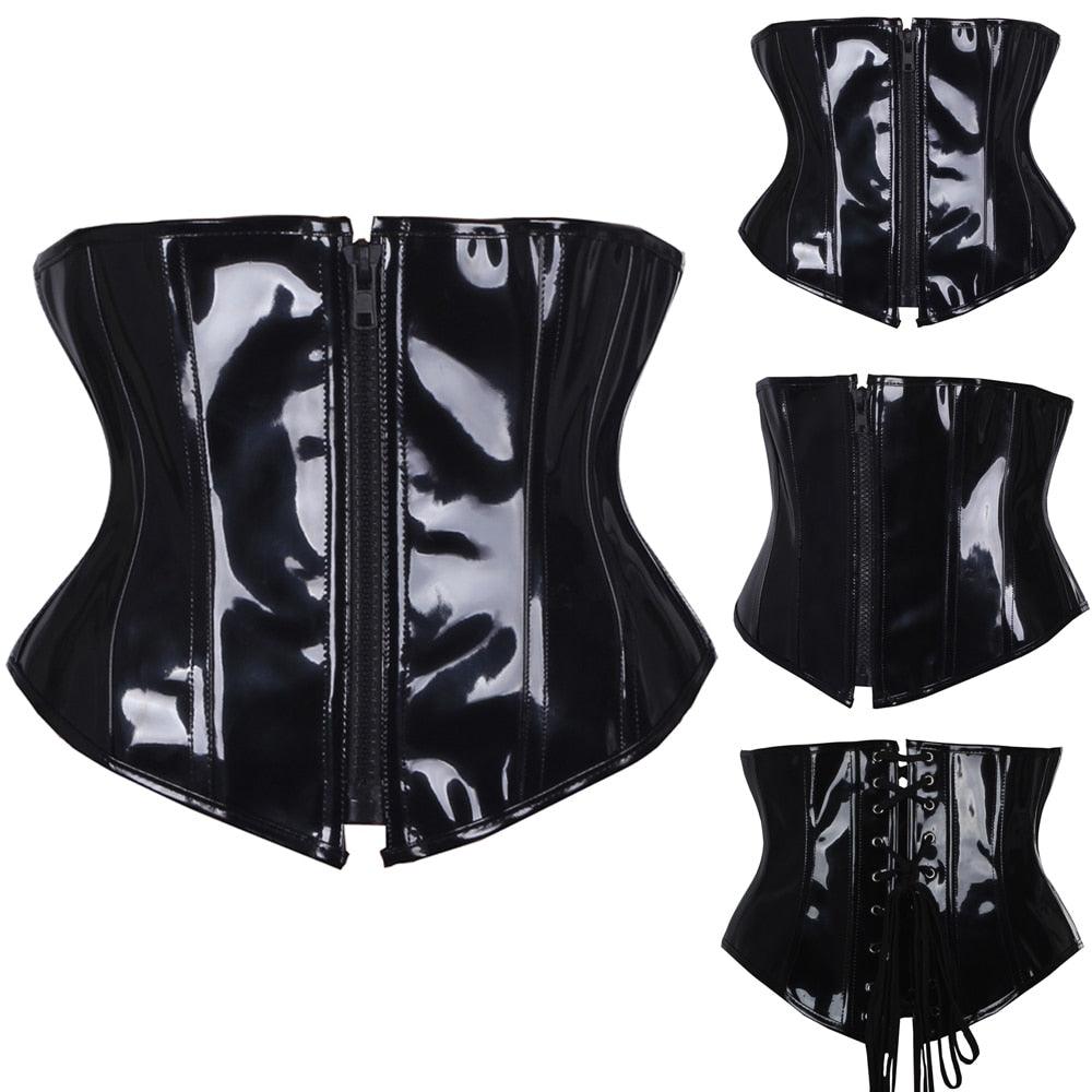 Ladies Corset Underbust Bustiers Body Shaper