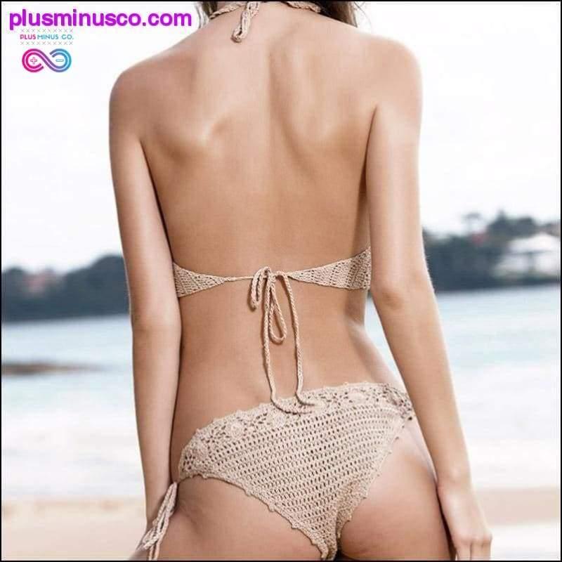 New Triangle Bikini Top Woman Hollow Out Swimsuit