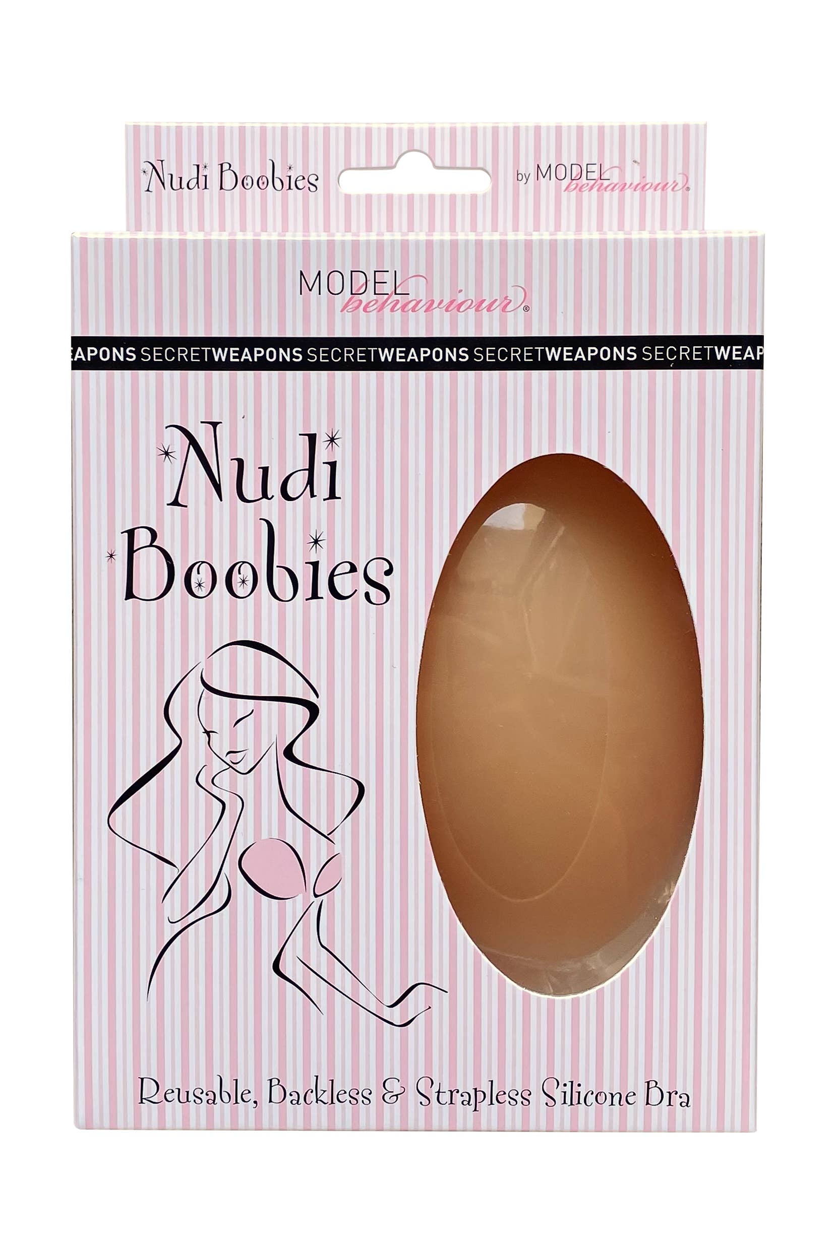 Nudi Boobies - Invisible Stick On Bra