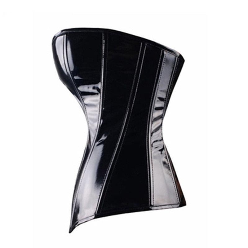 PVC Overbust Waist Corset Steampunk