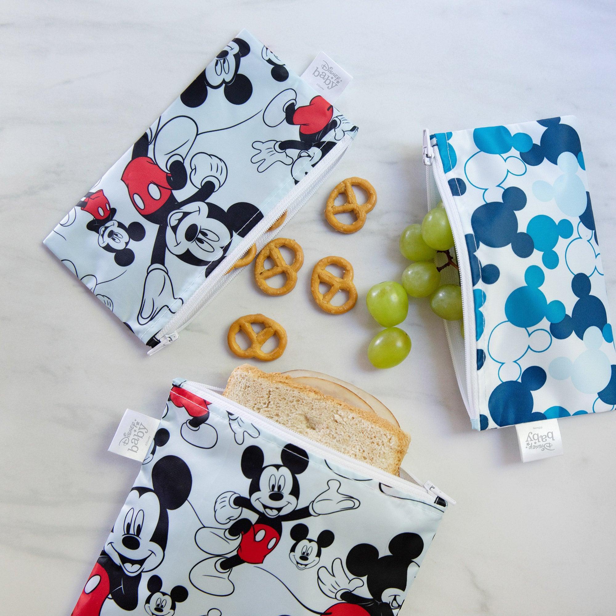 Reusable Snack Bag, Small 2-Pack: Mickey Mouse