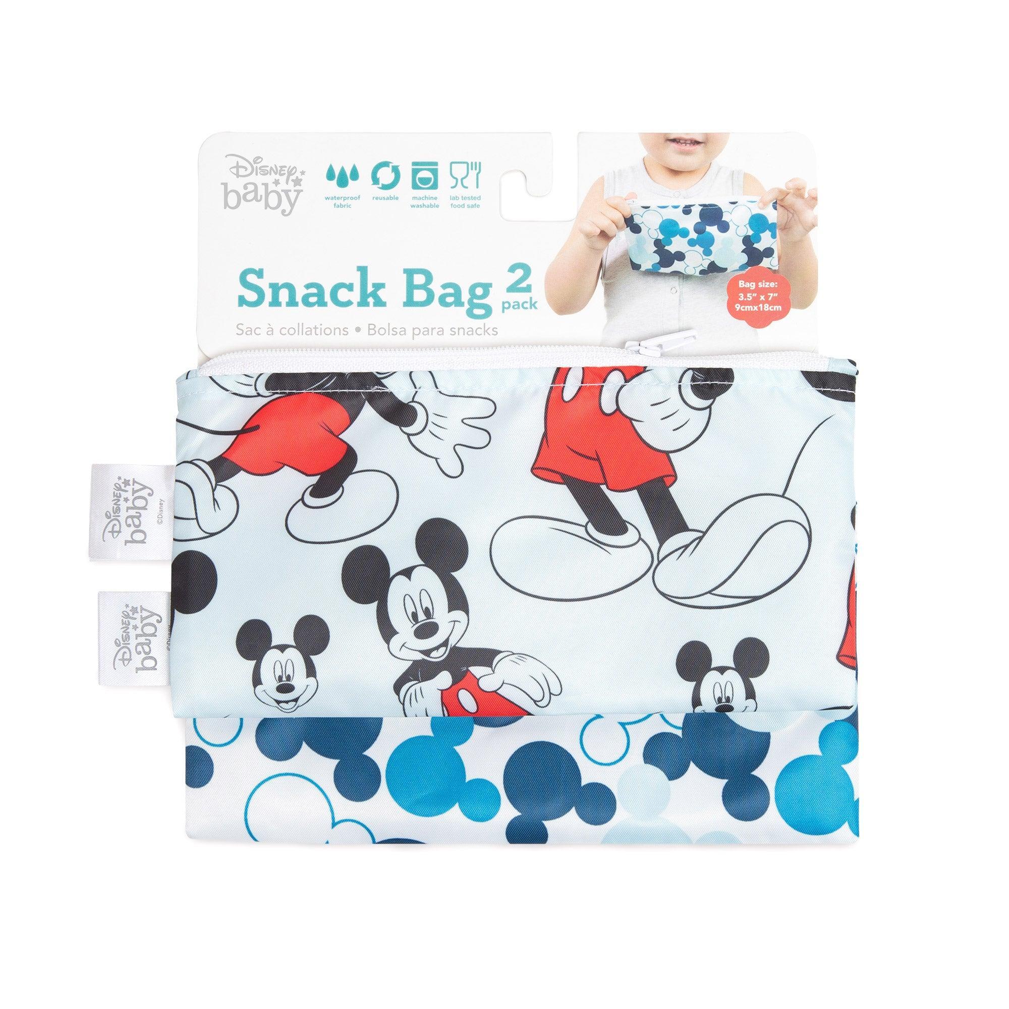 Reusable Snack Bag, Small 2-Pack: Mickey Mouse