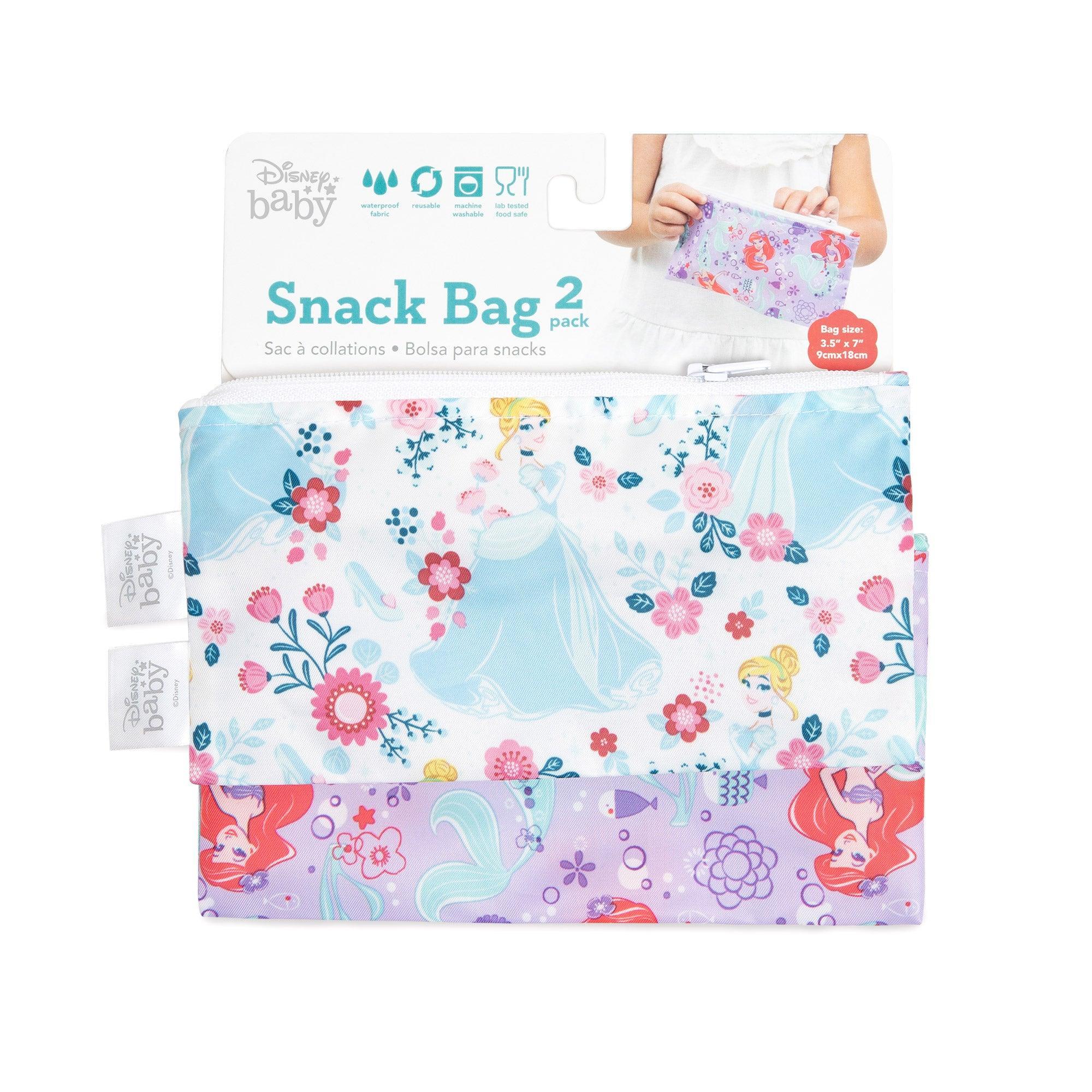 Reusable Snack Bag, Small 2-Pack: Princess