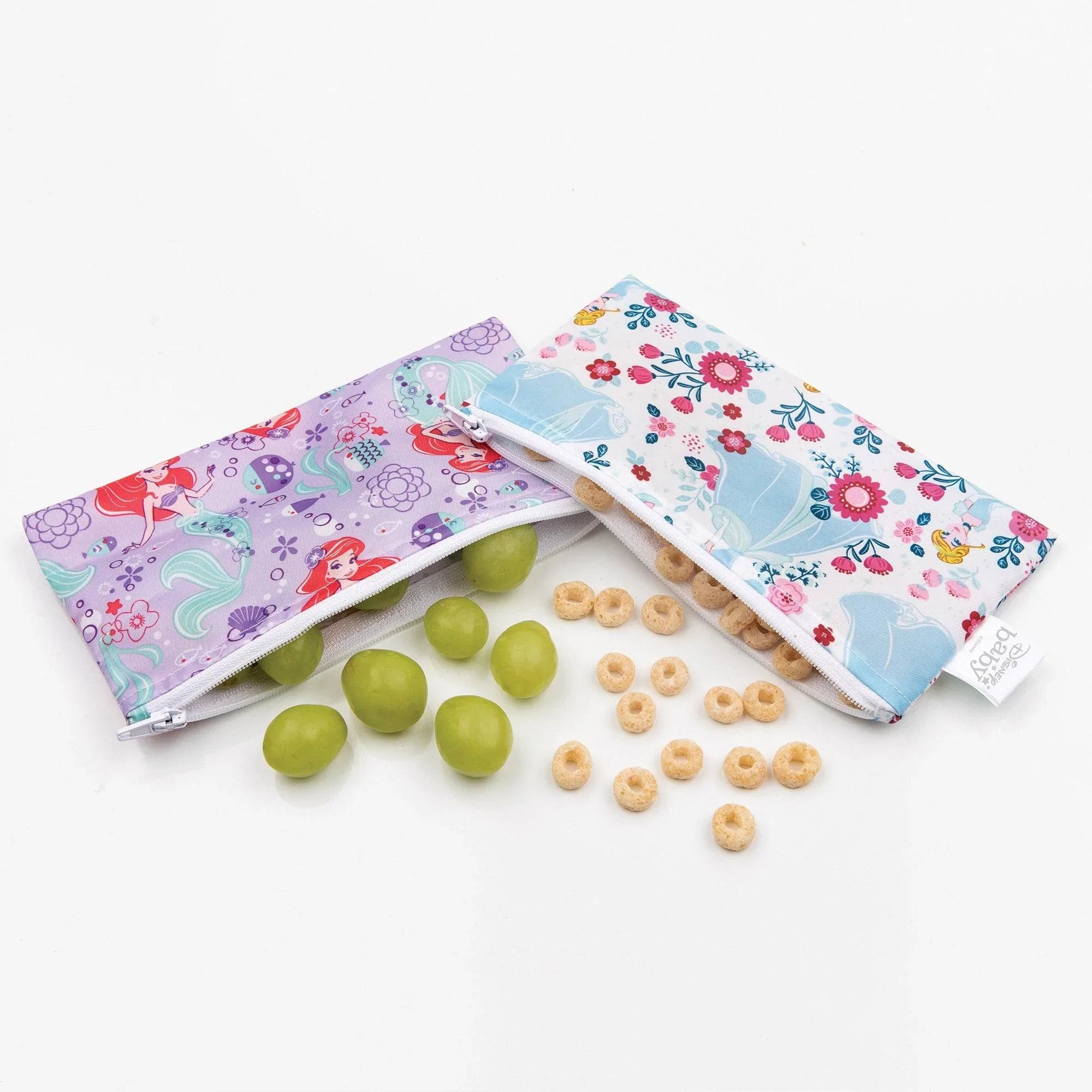 Reusable Snack Bag, Small 2-Pack: Princess