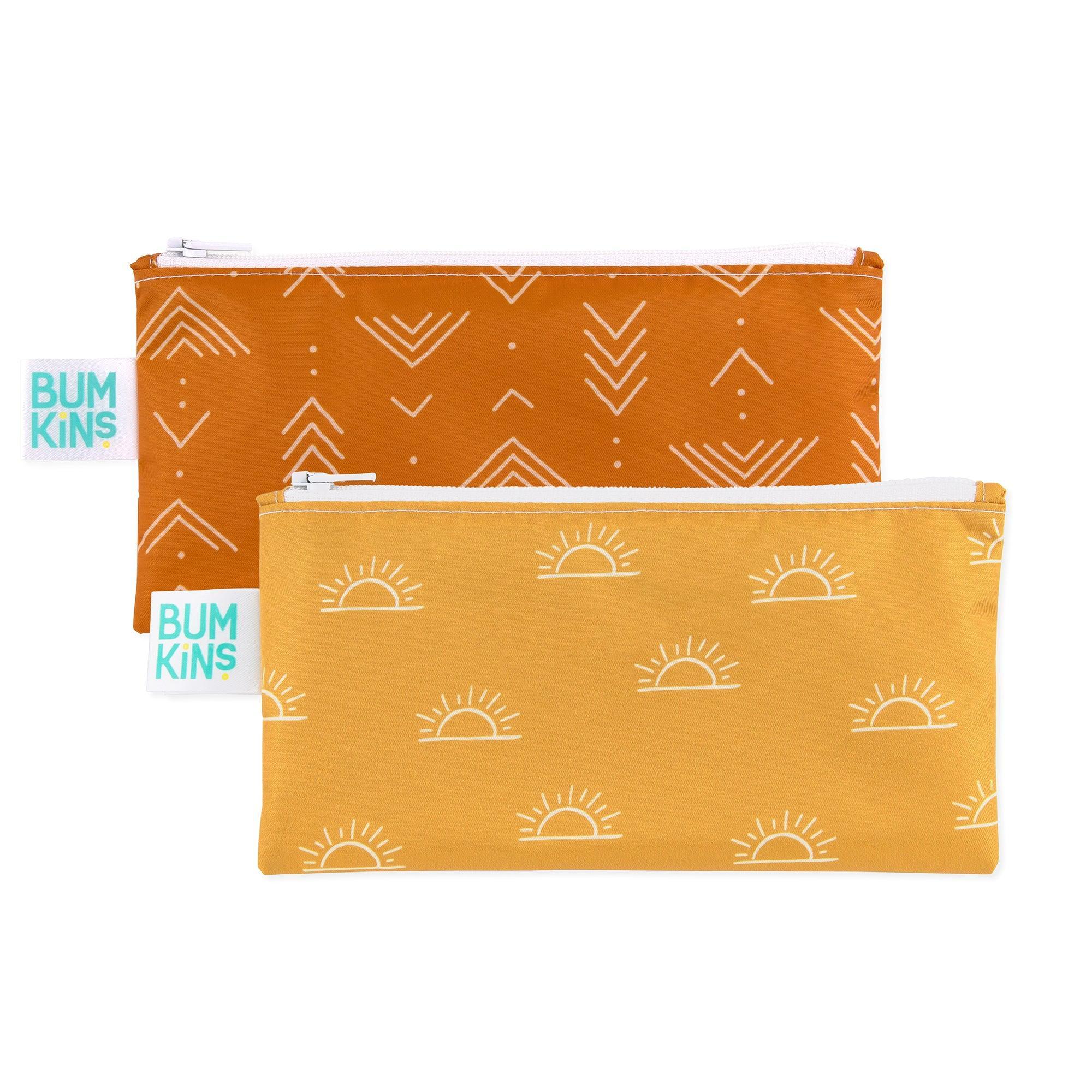 Reusable Snack Bag, Small 2-Pack: Sunshine and Grounded