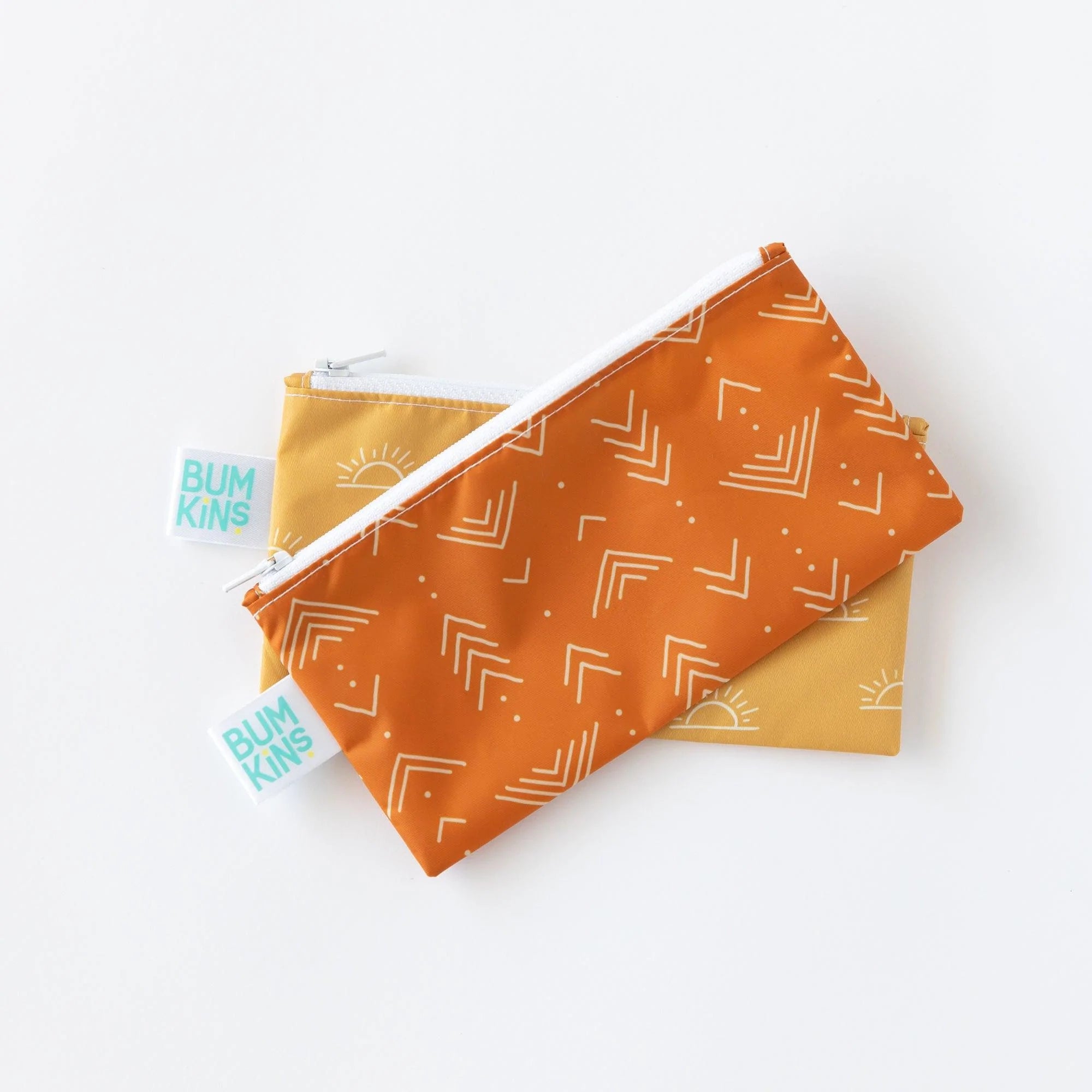 Reusable Snack Bag, Small 2-Pack: Sunshine and Grounded