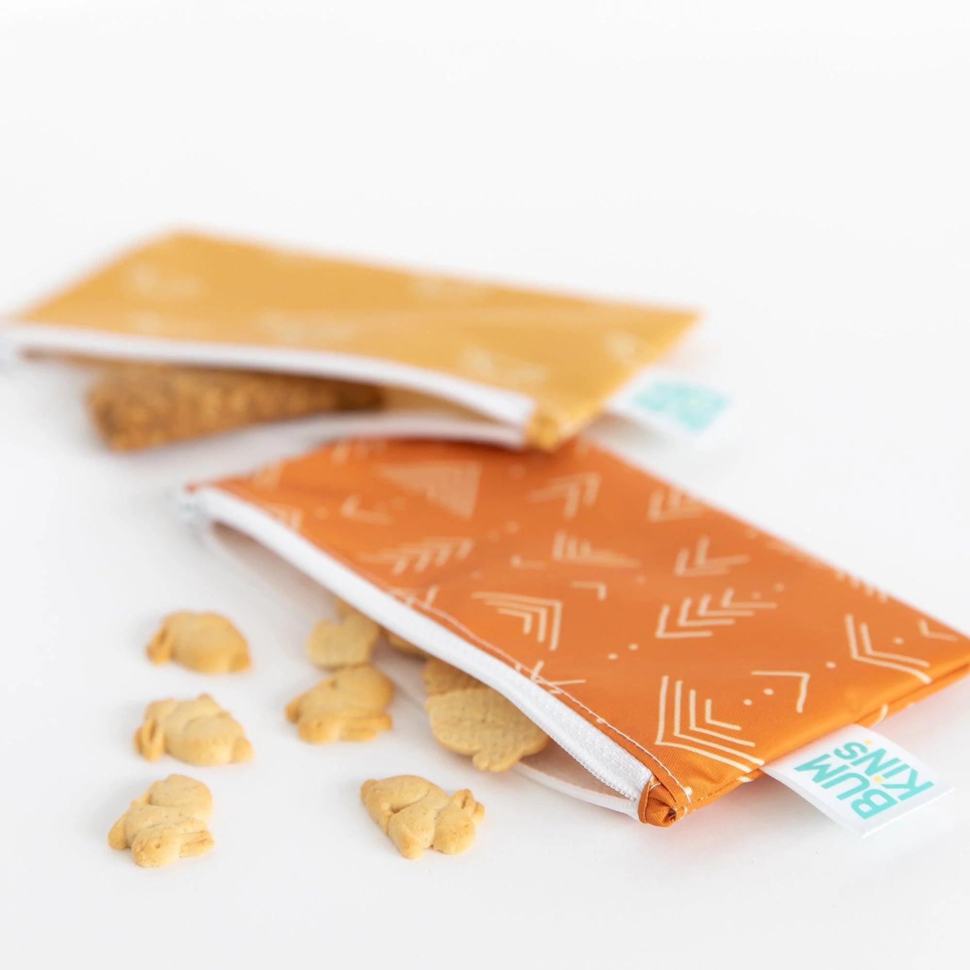 Reusable Snack Bag, Small 2-Pack: Sunshine and Grounded