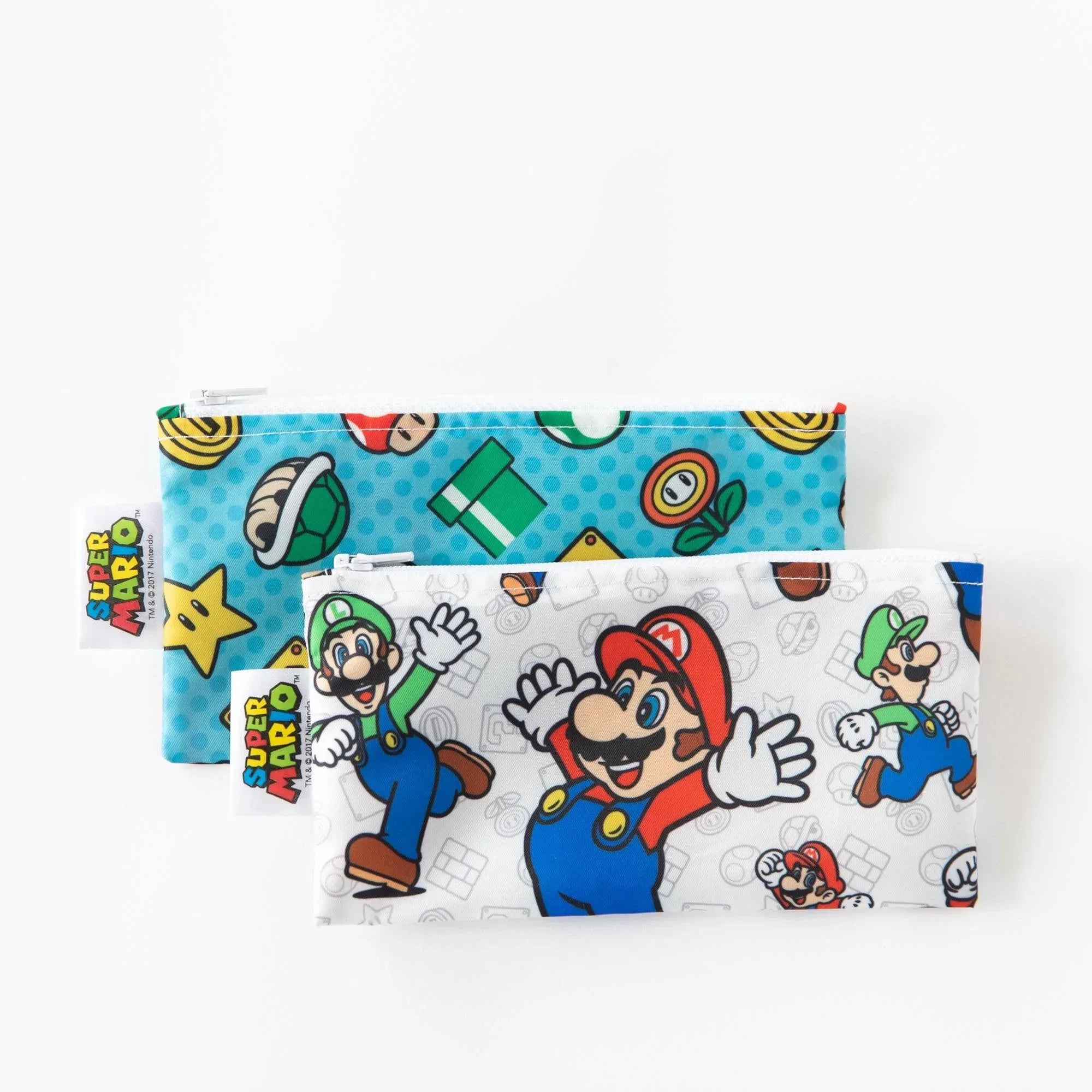 Reusable Snack Bag, Small 2-Pack: Super Mario