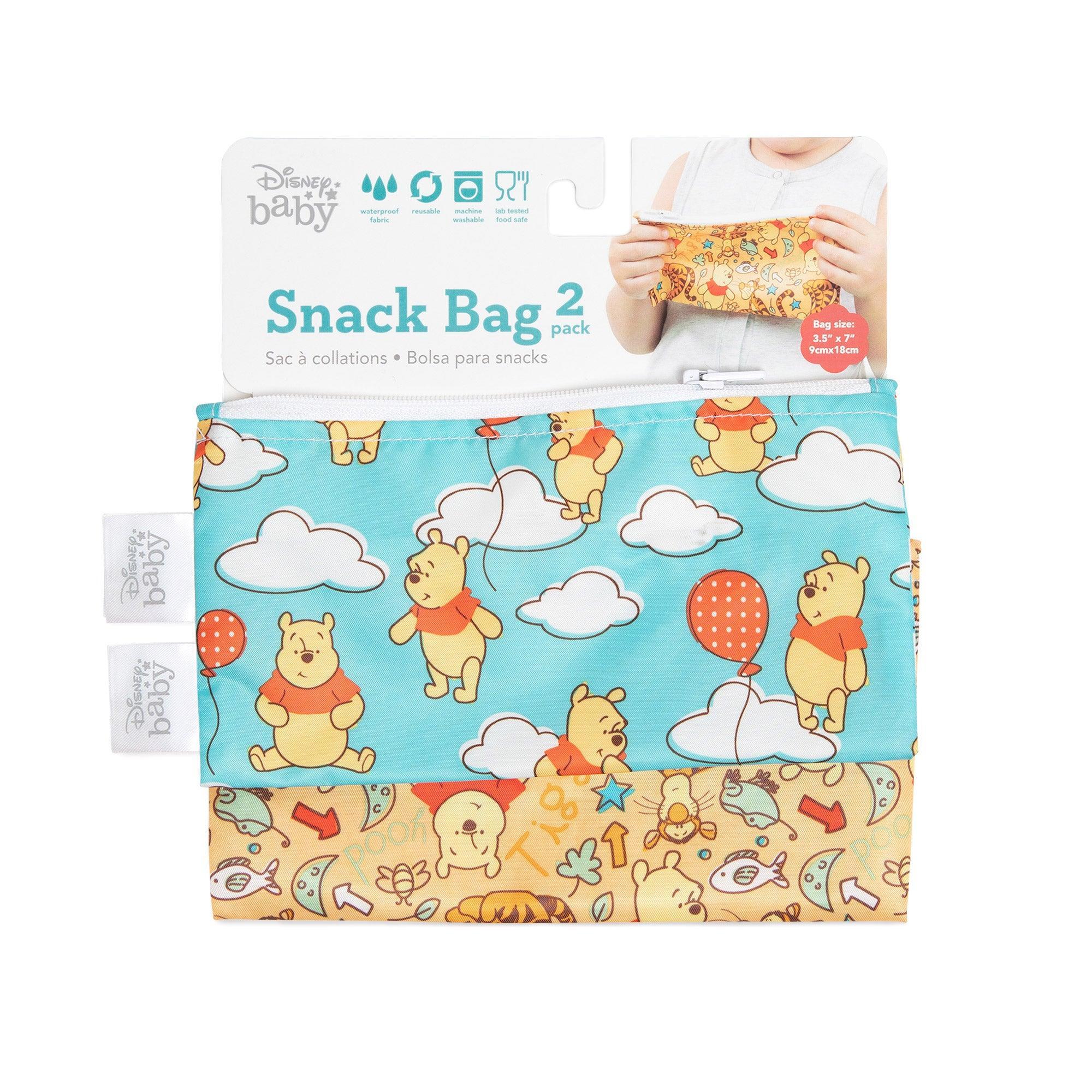 Reusable Snack Bag, Small 2-Pack: Winnie the Pooh