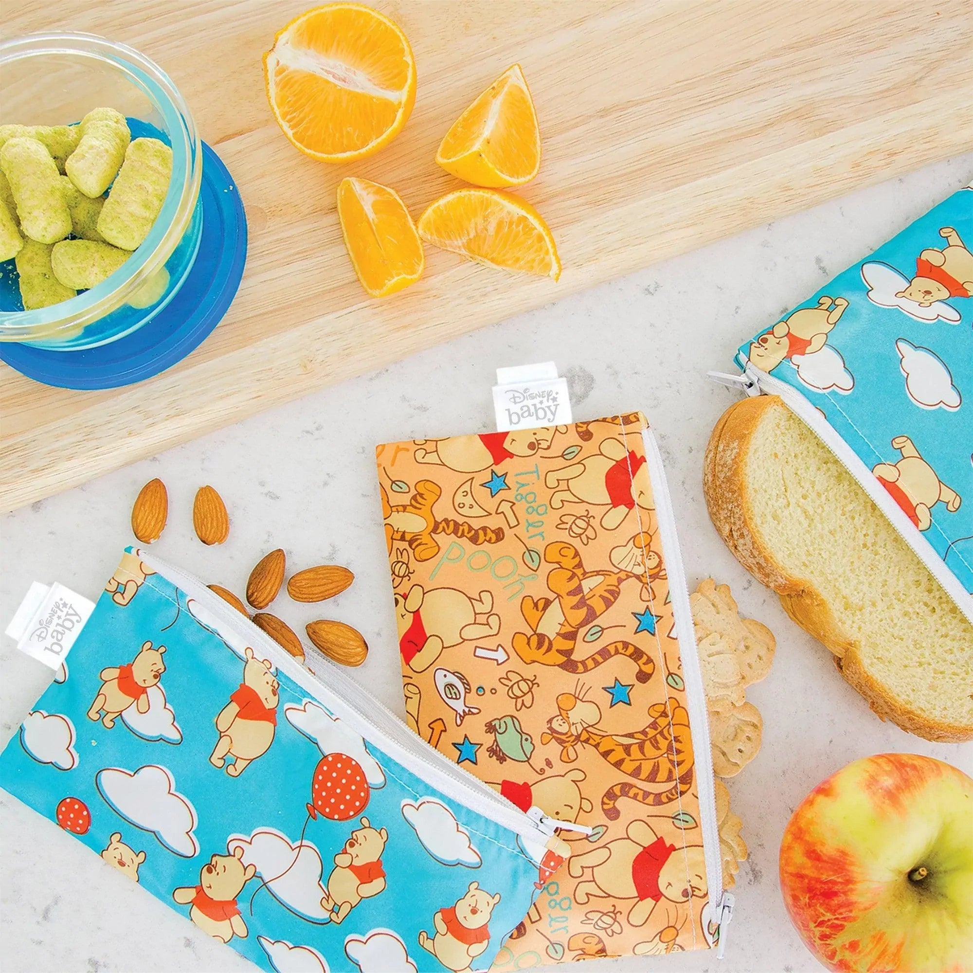 Reusable Snack Bag, Small 2-Pack: Winnie the Pooh