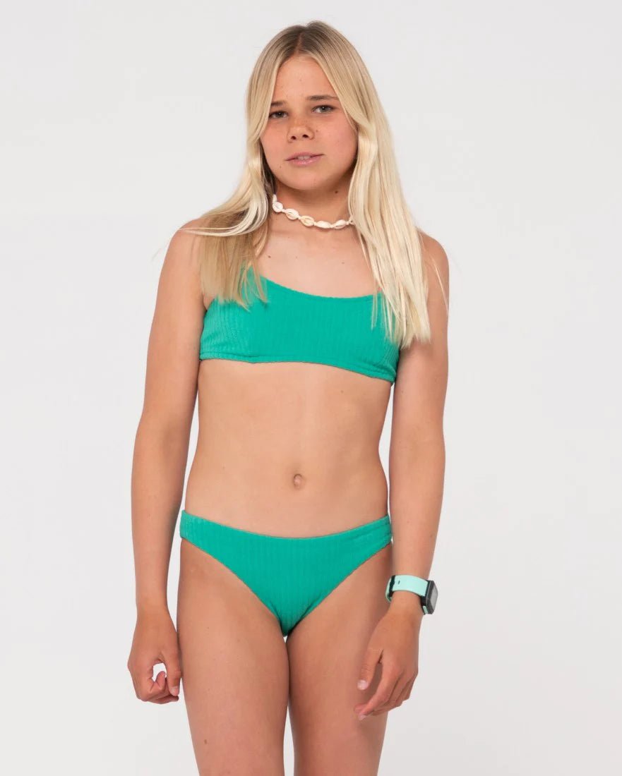 Rusty Lucky Bikini Set Girls - Green