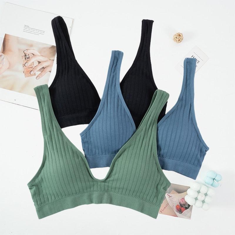 Seamless Sports Crop Top Bra