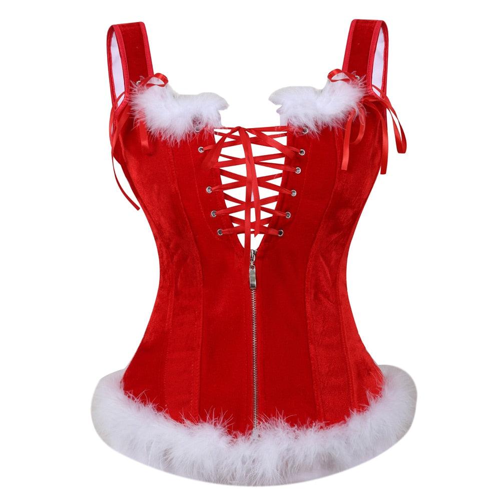 Sexy Santa Strap Corset