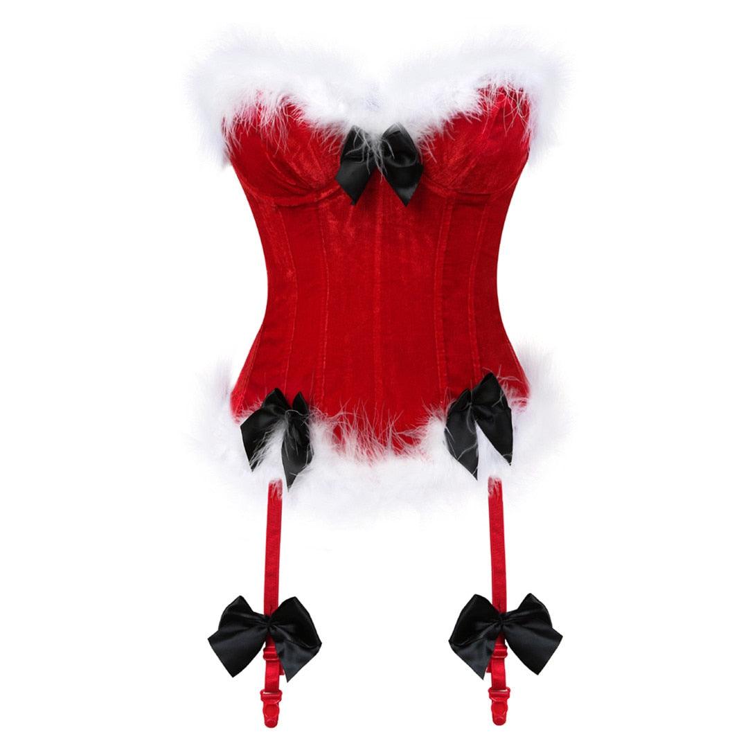 Sexy Santa Strap Corset