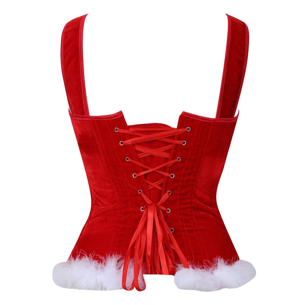 Sexy Santa Strap Corset