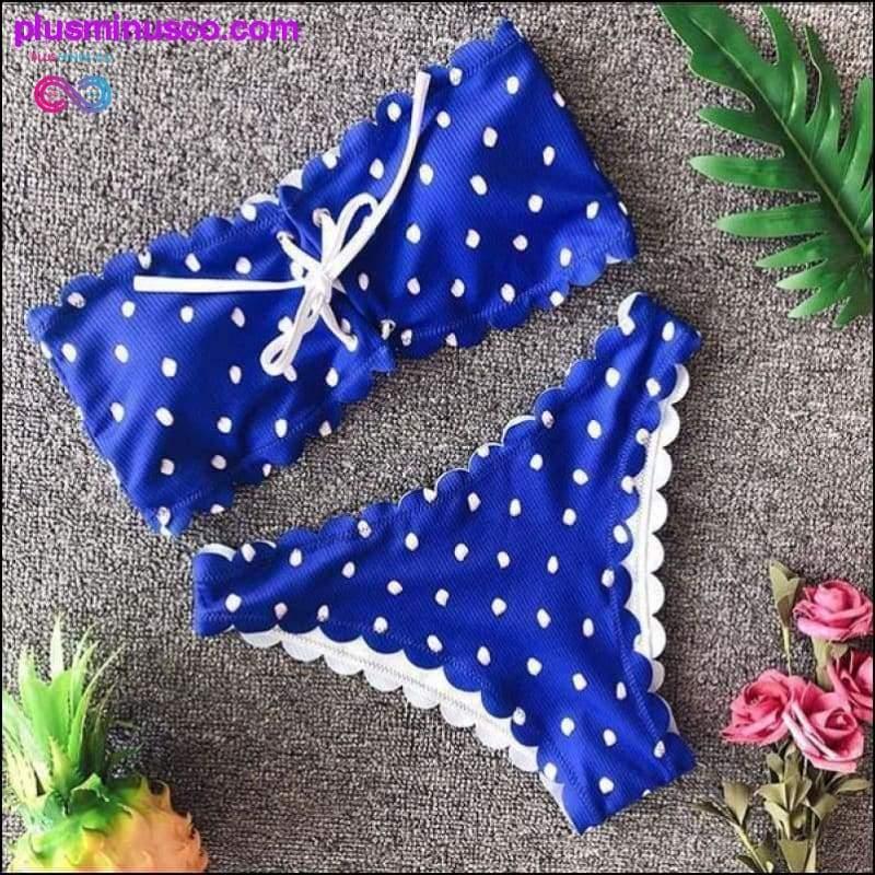 Sexy Strapless Bikini Set Off Shoulder