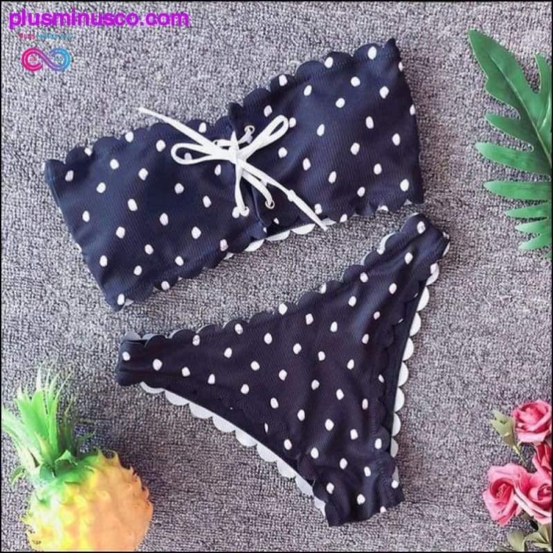 Sexy Strapless Bikini Set Off Shoulder