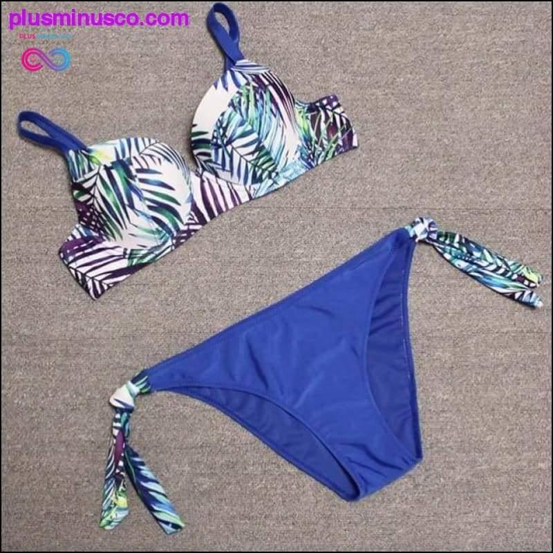 Sexy vintage print Bikinis 2020 push up Bikini set Female