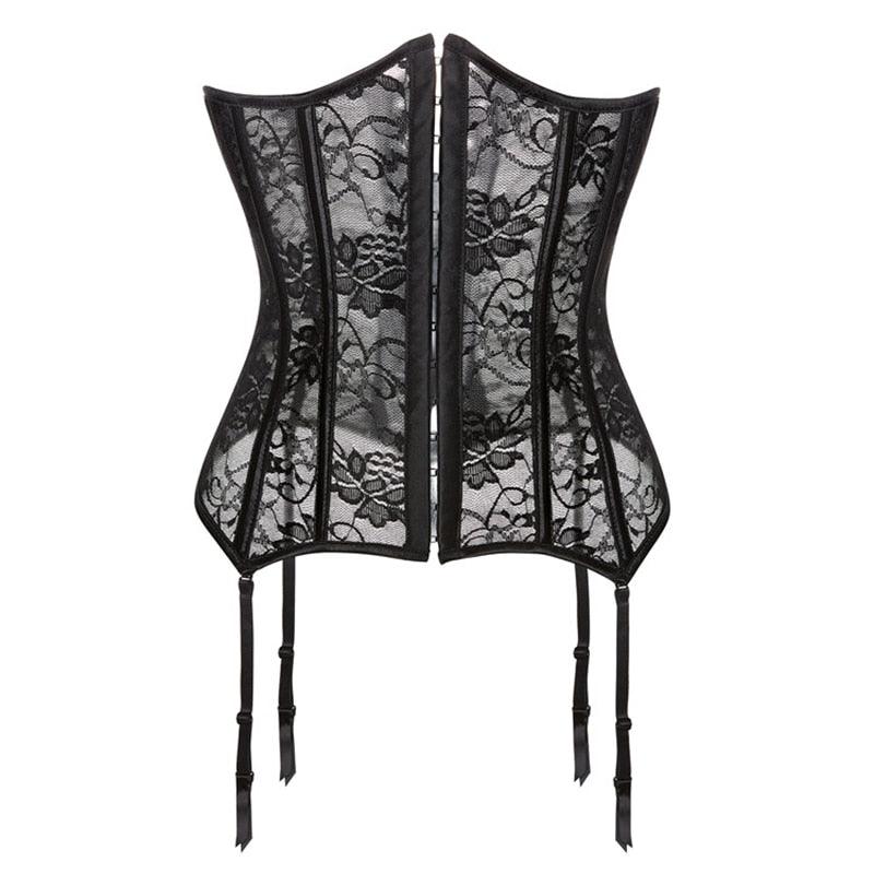 Stay Sexy and Slim with Lace Mesh Breathable Bustier Body Shaper