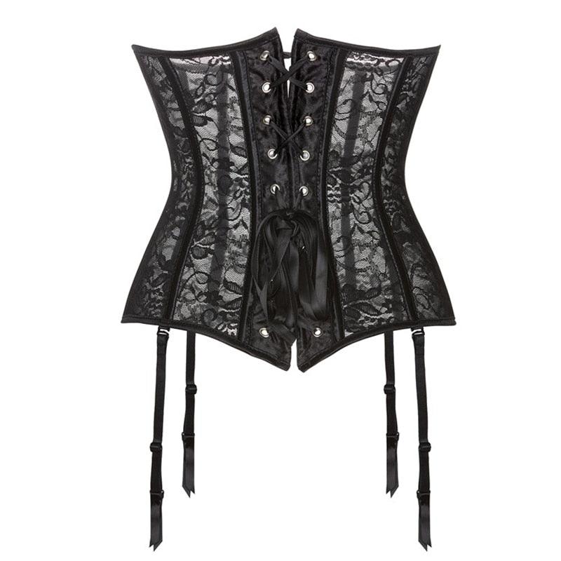 Stay Sexy and Slim with Lace Mesh Breathable Bustier Body Shaper