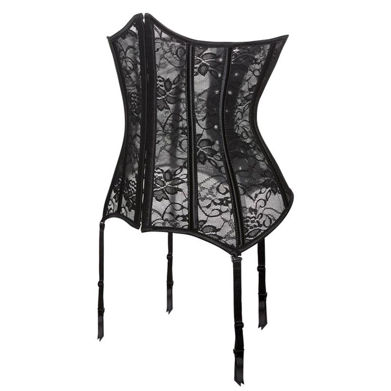 Stay Sexy and Slim with Lace Mesh Breathable Bustier Body Shaper