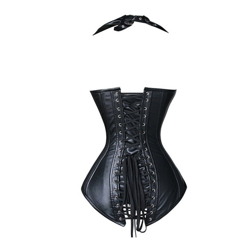 Steampunk Solid Sexy Overbust Armor Waist Trainer Corset Bustiers Slimmers