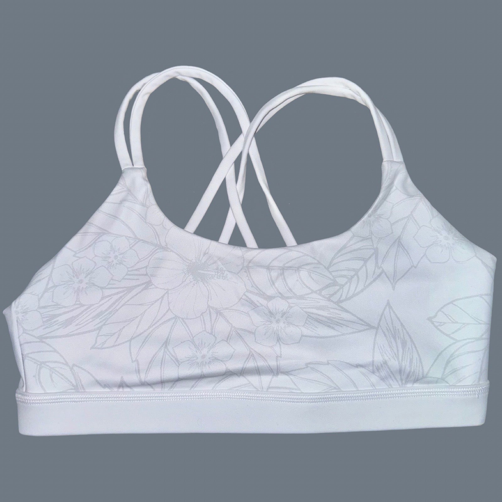 TropicFit Sports Bra- Hibiscus