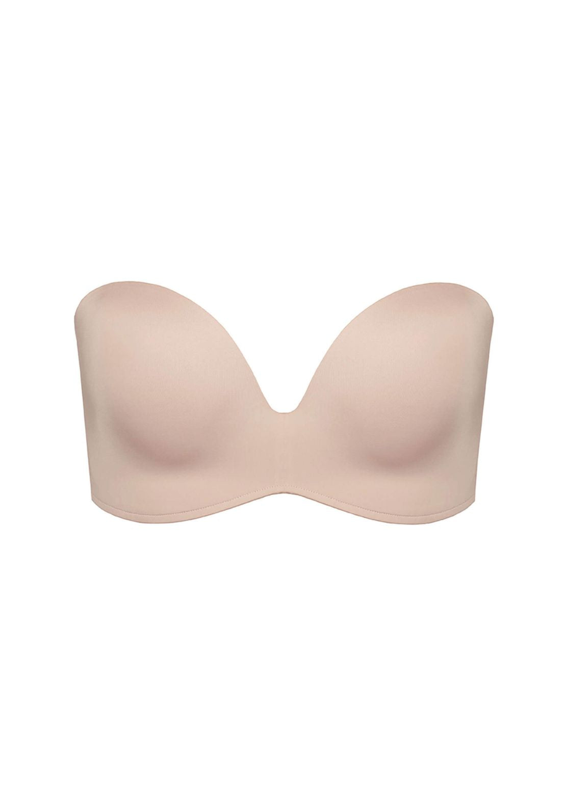 Ultimate Strapless Under Wire Push Up Bra - Nude