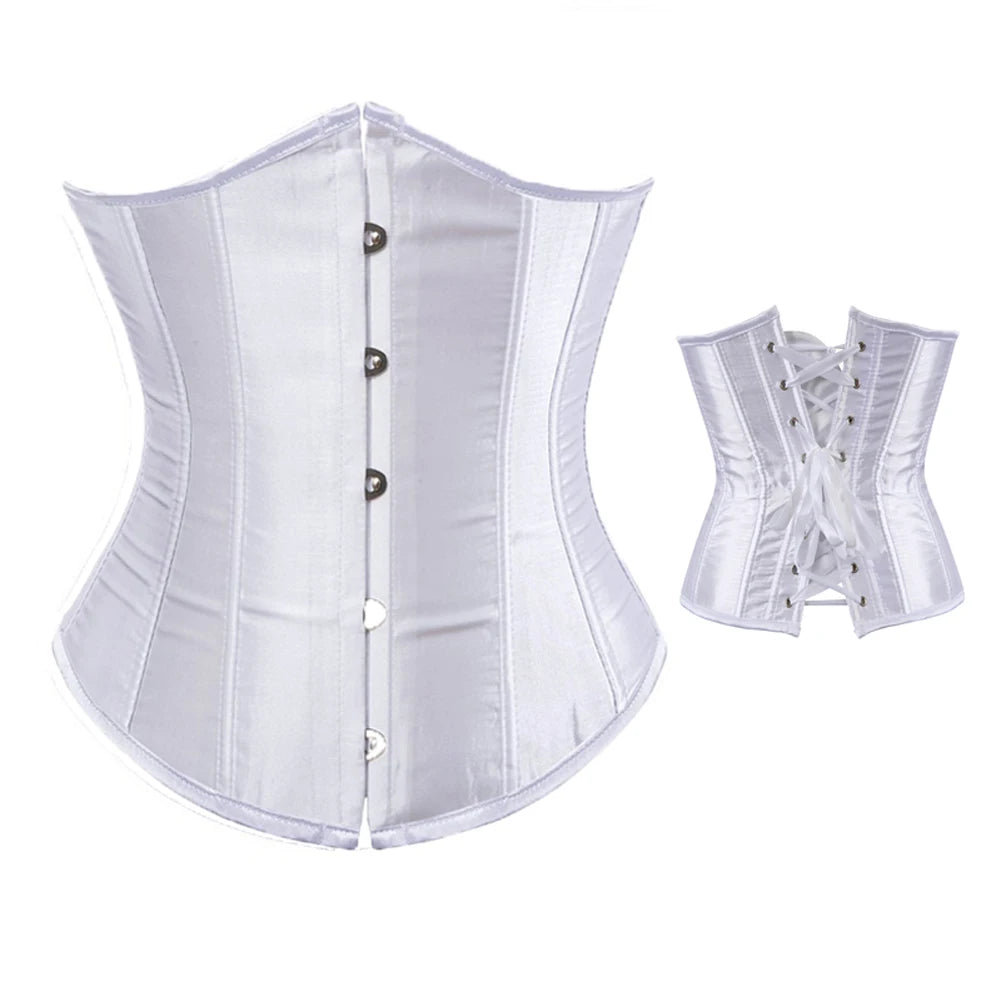 Underbust Lace-up Corset Waist Slimming