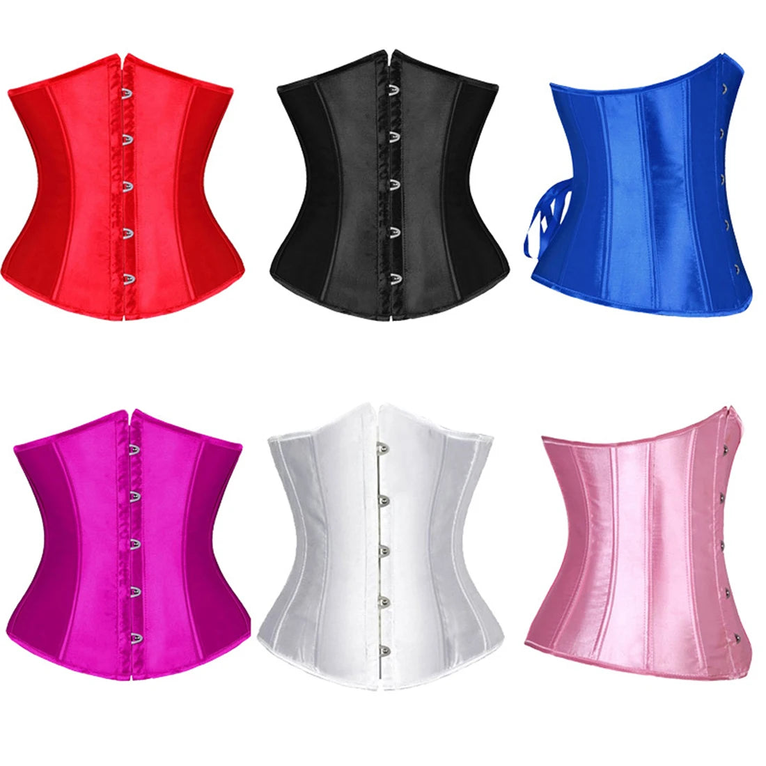 Underbust Lace-up Corset Waist Slimming