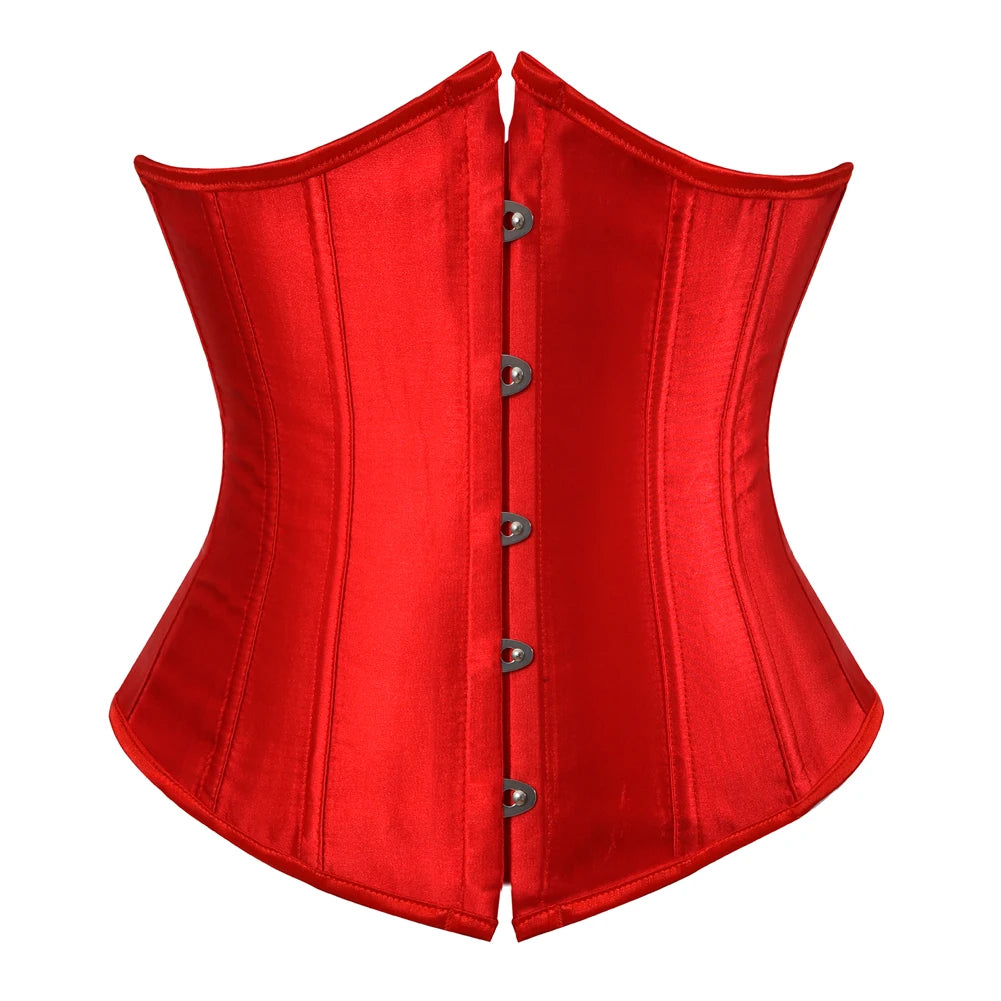 Underbust Lace-up Corset Waist Slimming